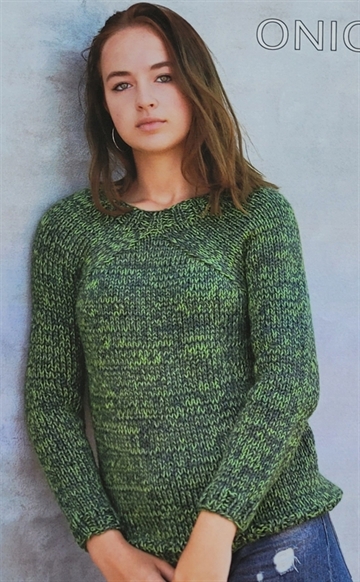Mohairsweater i dobbelt garn - Mohair+Wool